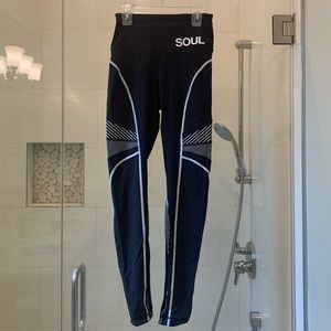 Lululemon x SoulCycle Black And White Leggings